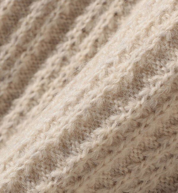 SHIPS any「《追加予約》SHIPS any: リブ タック編み クルーネック ボタン ニット プルオーバー」|ニット・セーター|