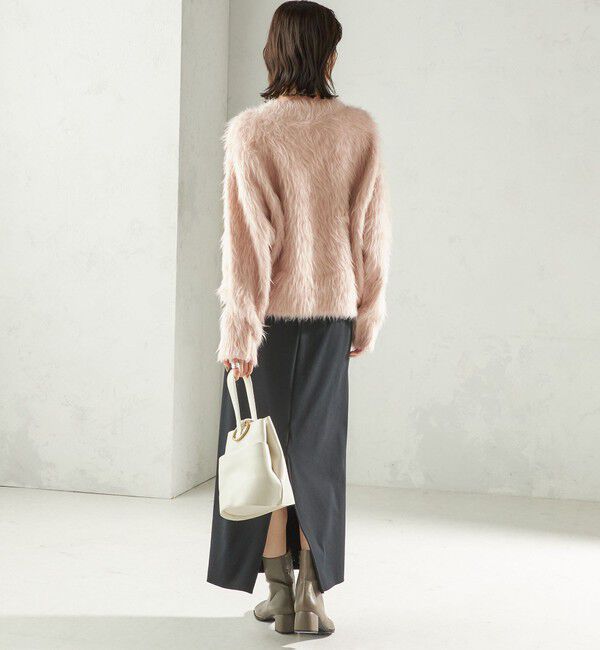 SHIPS for women「〈手洗い可能〉シャギー ファー クルーネック プルオーバー」|ニット・セーター|