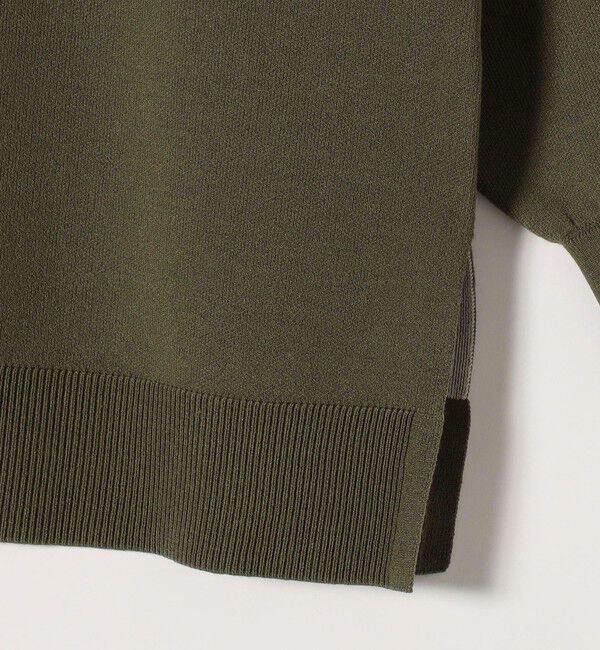 quaranciel「quaranciel:〈手洗い可能〉ダブルフェイス パールモチーフ ワイド ニット プルオーバー」|ニット・セーター|