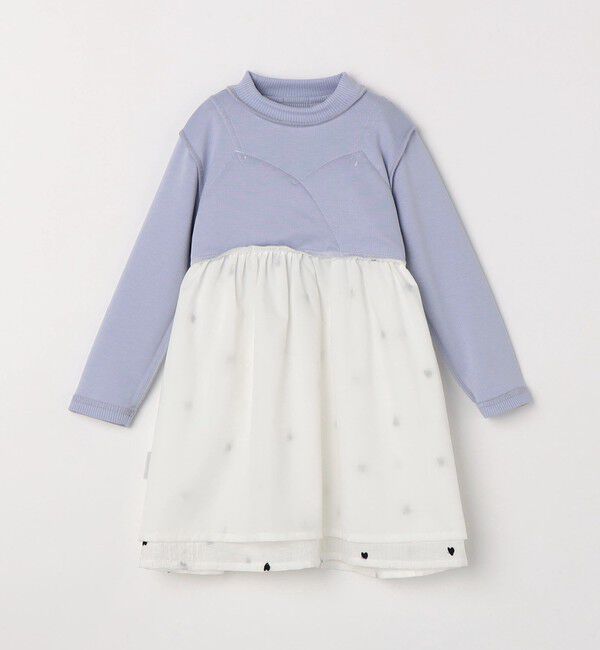 SHIPS Colors 「SHIPS Colors:100～140cm /〈洗濯機可能〉ハート エンブロイダリー ワンピース」|ワンピース|