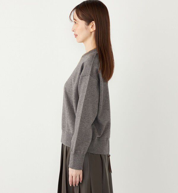 SHIPS Colors 「《一部追加予約》SHIPS Colors:〈手洗い可能〉スウェットライク バックジップ ニット◆」|ニット・セーター|