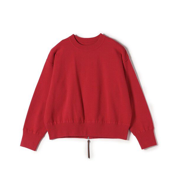 SHIPS Colors 「《一部追加予約》SHIPS Colors:〈手洗い可能〉スウェットライク バックジップ ニット◆」|ニット・セーター|