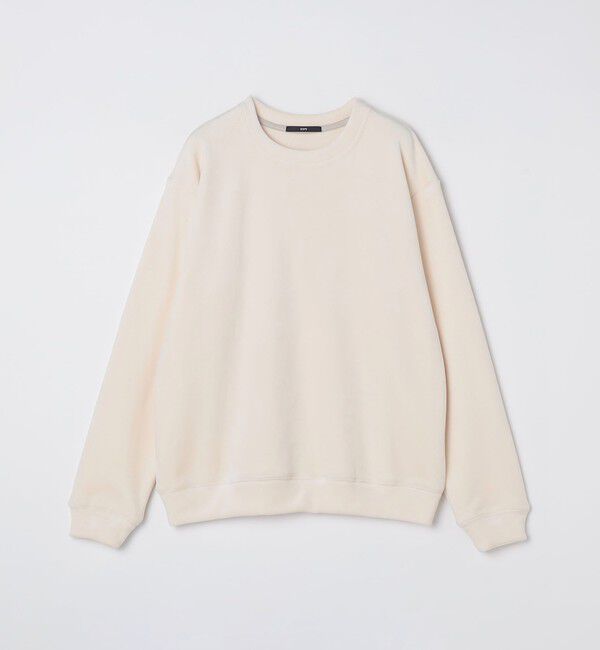 SHIPS「SHIPS: 〈手洗い可能〉ライト トリコット コーデュロイ クルーネック」|Tシャツ・カットソー|