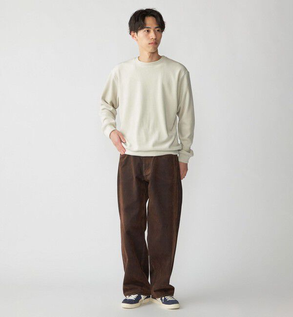 SHIPS「SHIPS: 〈手洗い可能〉ライト トリコット コーデュロイ クルーネック」|Tシャツ・カットソー|