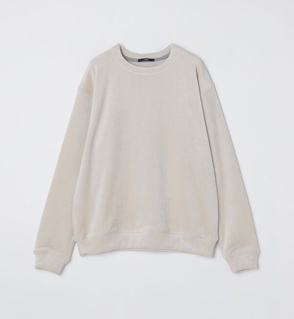 SHIPS「SHIPS: 〈手洗い可能〉ライト トリコット コーデュロイ クルーネック」|Tシャツ・カットソー|