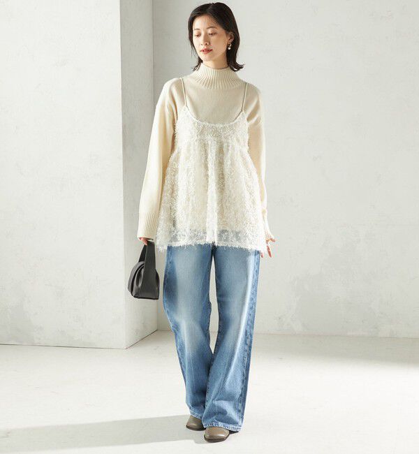 SHIPS for women「〈手洗い可能〉前後 2WAY レース キャミソール」|キャミソール|