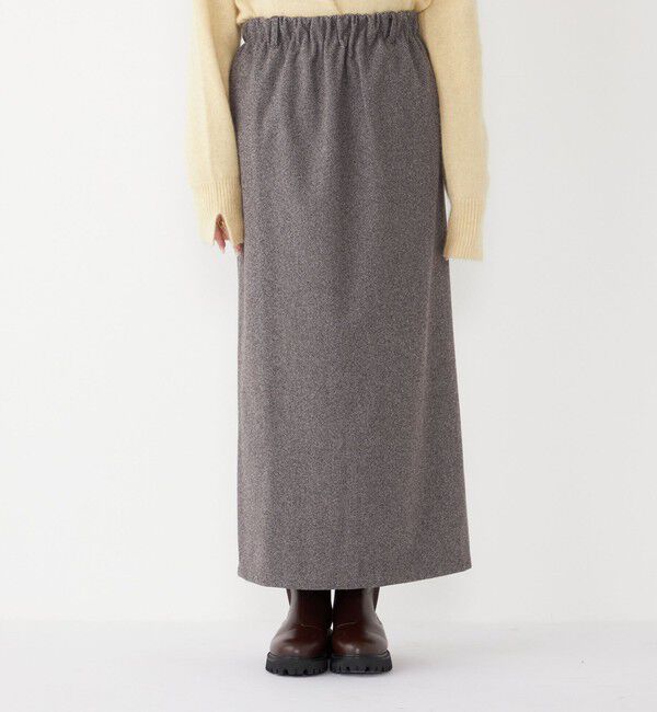 SHIPS Colors 「SHIPS Colors:〈手洗い可能〉ジャージー へリボーン / チェック タイトスカート」|スカート|