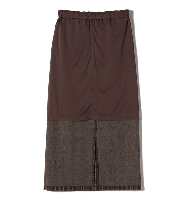 SHIPS Colors 「SHIPS Colors:〈手洗い可能〉ジャージー へリボーン / チェック タイトスカート」|スカート|