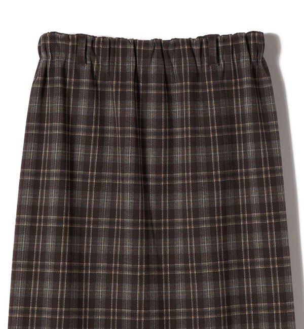 SHIPS Colors 「SHIPS Colors:〈手洗い可能〉ジャージー へリボーン / チェック タイトスカート」|スカート|