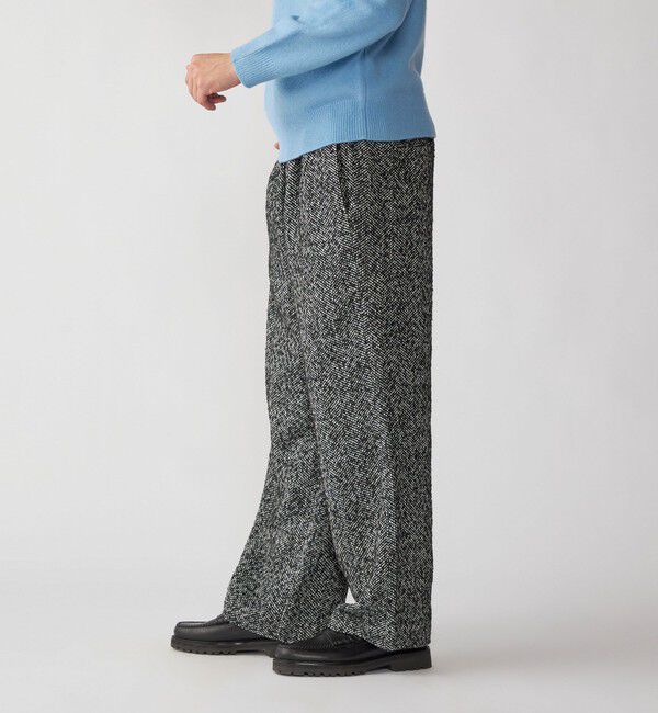 SHIPS「SHIPS: 〈手洗い可能〉リング ツイード バギー スラックス」|スラックス|