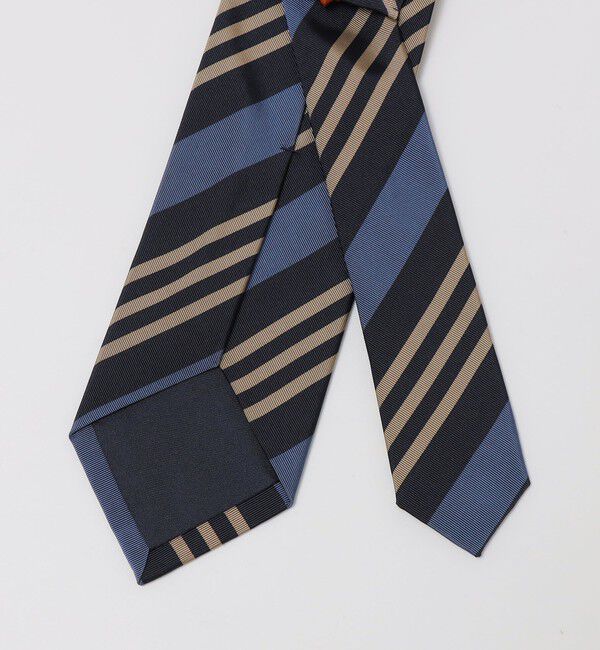 SHIPS「Holliday＆Brown: シルク コットン レジメンタル ネクタイ」|ネクタイ・蝶ネクタイ|