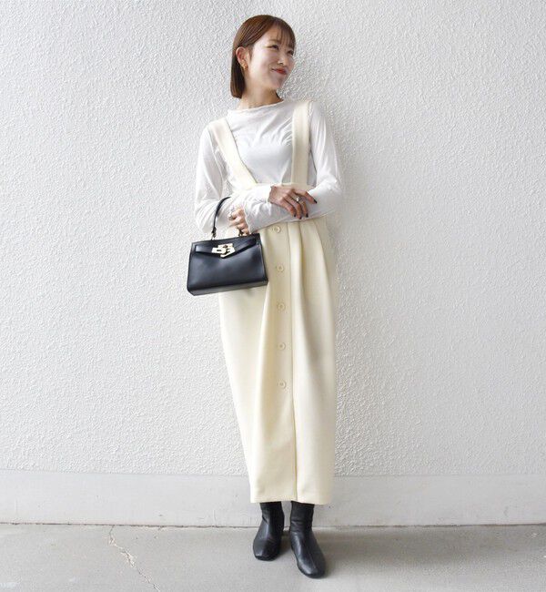 SHIPS any「《予約》SHIPS any:〈手洗い可能〉シアー コットン ボトルネック ロングスリーブ TEE」|Tシャツ・カットソー|