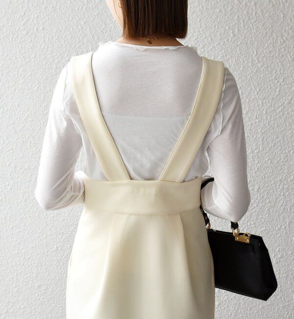 SHIPS any「《予約》SHIPS any:〈手洗い可能〉シアー コットン ボトルネック ロングスリーブ TEE」|Tシャツ・カットソー|