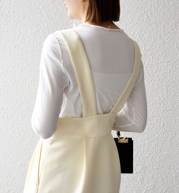 SHIPS any「《予約》SHIPS any:〈手洗い可能〉シアー コットン ボトルネック ロングスリーブ TEE」|Tシャツ・カットソー|