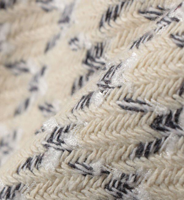 SHIPS any「《予約》SHIPS any: ツイード  パイピング ノーカラー ジャケット」|ノーカラージャケット|