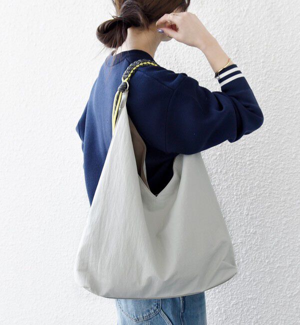 SHIPS any「《予約》SHIPS any: A4 Vカット コードハンドル トート バッグ」|トートバッグ|