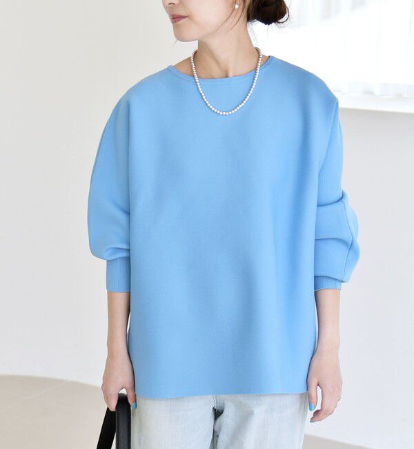 quaranciel「《予約》quaranciel:〈手洗い可能〉ボートネック ワイド ニット プルオーバー」|ニット・セーター|