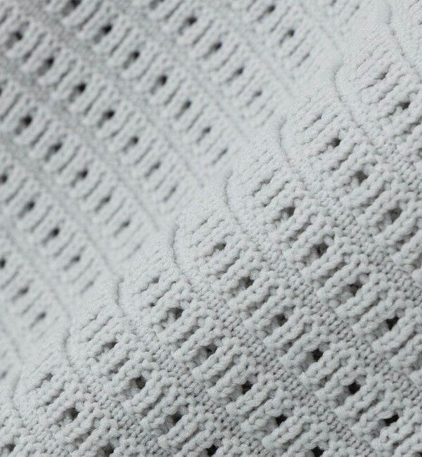 SHIPS Colors 「《予約》SHIPS Colors:〈洗濯機可能〉スポンジ メッシュ ニット◆」|ニット・セーター|