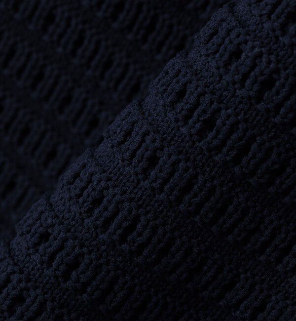 SHIPS Colors 「《予約》SHIPS Colors:〈洗濯機可能〉スポンジ メッシュ ニット◆」|ニット・セーター|