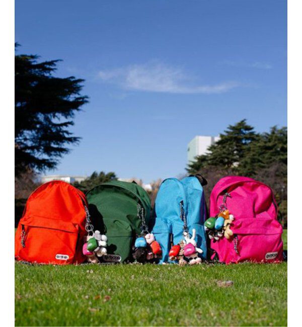 OUTDOOR PRODUCTS Usual Things「NICI(ニキ)/キーホルダー ピンクピッグ 10cm+リュック オレンジ/OUTDOOR PRODUCTS」|キーケース|