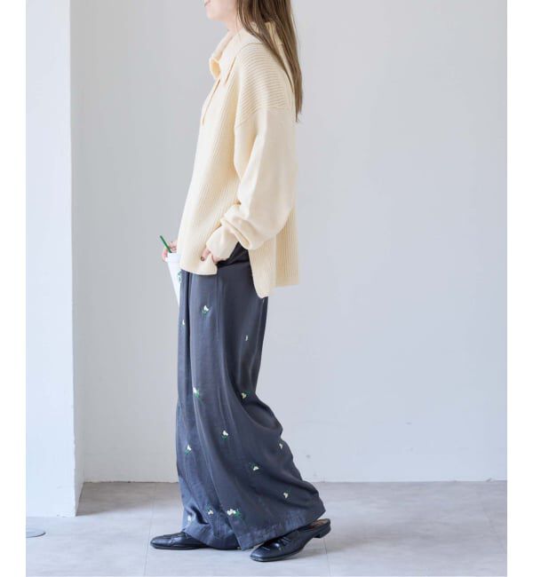 OUTDOOR PRODUCTS Usual Things「ワイドカラーニットプルオーバー」|ニット・セーター|