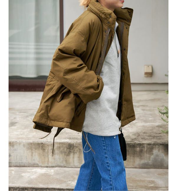 OUTDOOR PRODUCTS Usual Things「ULTパデットスタンドショートモッズコート M-65」|ミリタリー・モッズコート|