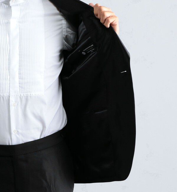 TOMORROWLAND MENS「Super150'sウールドスキン ショールカラータキシードジャケット」|テーラードジャケット|