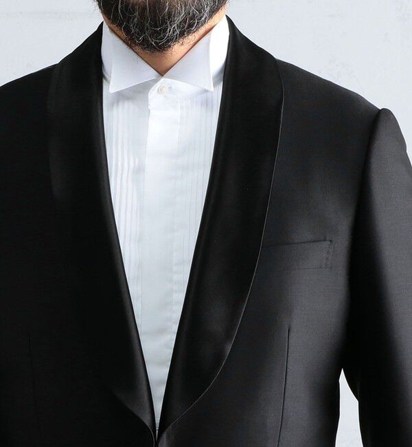 TOMORROWLAND MENS「Super150'sウールドスキン ショールカラータキシードジャケット」|テーラードジャケット|