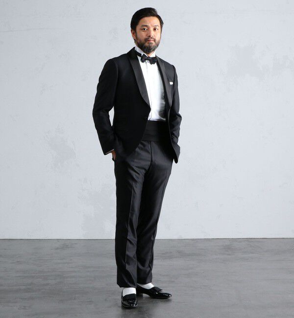 TOMORROWLAND MENS「Super150'sウールドスキン ショールカラータキシードジャケット」|テーラードジャケット|