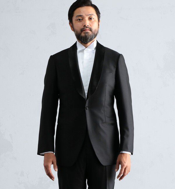 TOMORROWLAND MENS「Super150'sウールドスキン ショールカラータキシードジャケット」|テーラードジャケット|