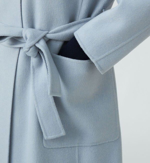 Ballsey「プレミアムウールリバー ノーカラーコート」|ノーカラーコート|