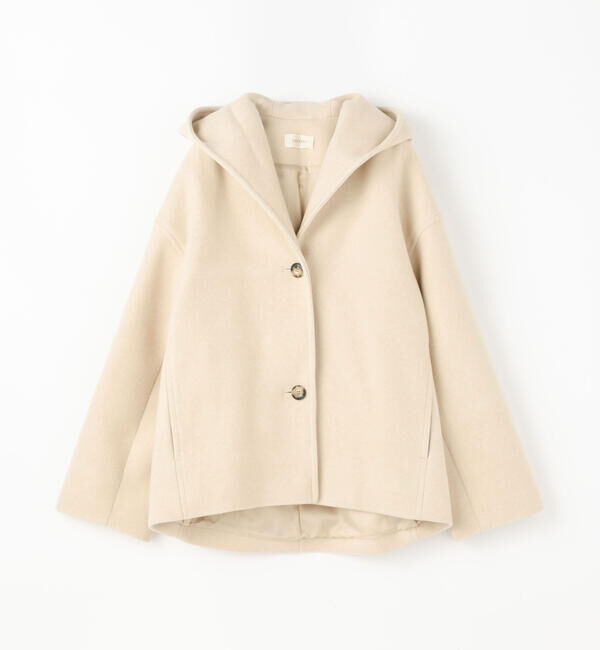 DES PRES「ニューモッサ フーデッドショートコート」|その他|
