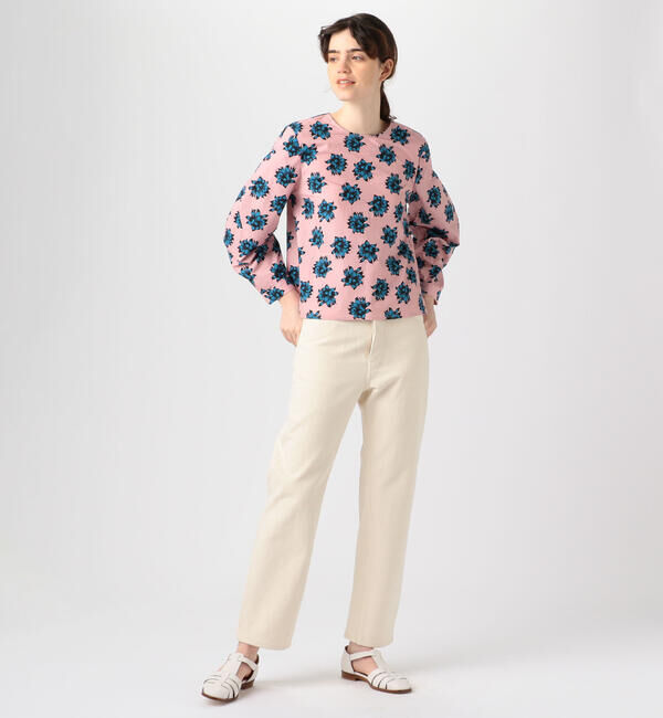 TOMORROWLAND BUYING WEAR「NO.6 BERRY コットン フラワープリントブラウス」|シャツ・ブラウス|