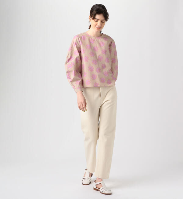 TOMORROWLAND BUYING WEAR「NO.6 BERRY コットン フラワープリントブラウス」|シャツ・ブラウス|