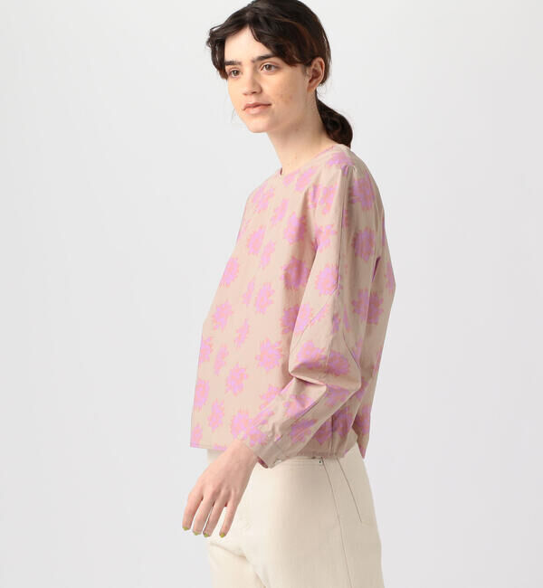 TOMORROWLAND BUYING WEAR「NO.6 BERRY コットン フラワープリントブラウス」|シャツ・ブラウス|