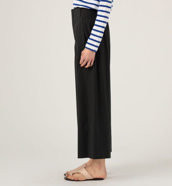 MACPHEE「レーヨンリネンコットン フレアクロップドパンツ」|その他|