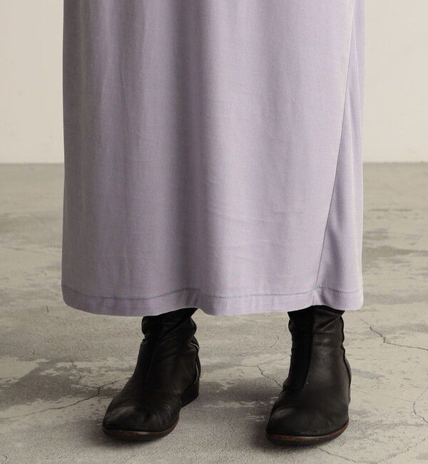 BACCA「inner piece ベロアジャージー ロングスカート」|スカート|