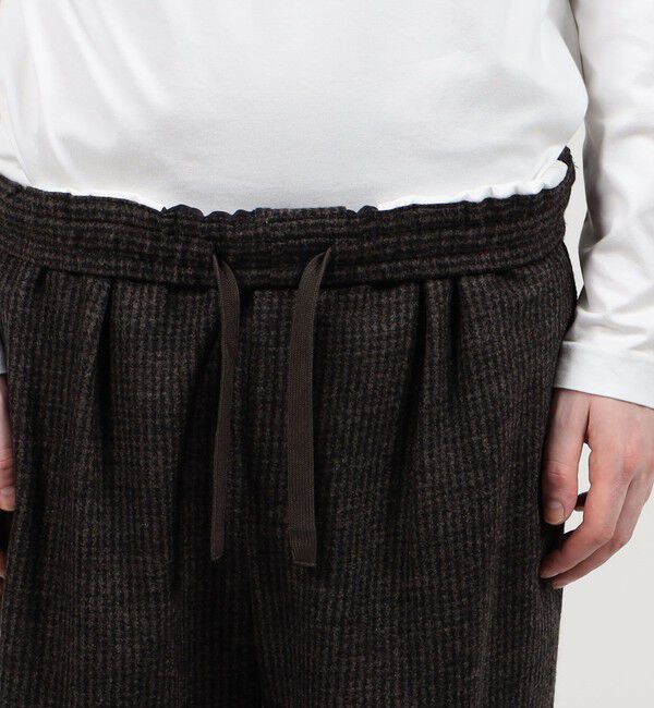 TOMORROWLAND MENS「ウールナイロン 1プリーツイージーパンツ」|その他|