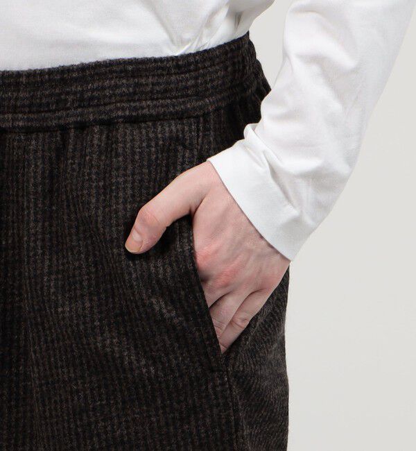 TOMORROWLAND MENS「ウールナイロン 1プリーツイージーパンツ」|その他|