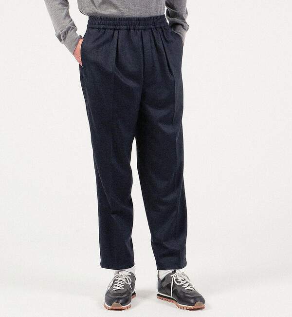 TOMORROWLAND MENS「ウールナイロン 1プリーツイージーパンツ」|その他|