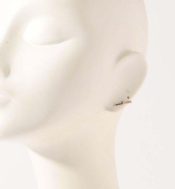 TOMORROWLAND GOODS「【別注】Hirotaka&times;TOMORROWLAND パール&times;ブラックスピネル バーピアス」|ピアス|