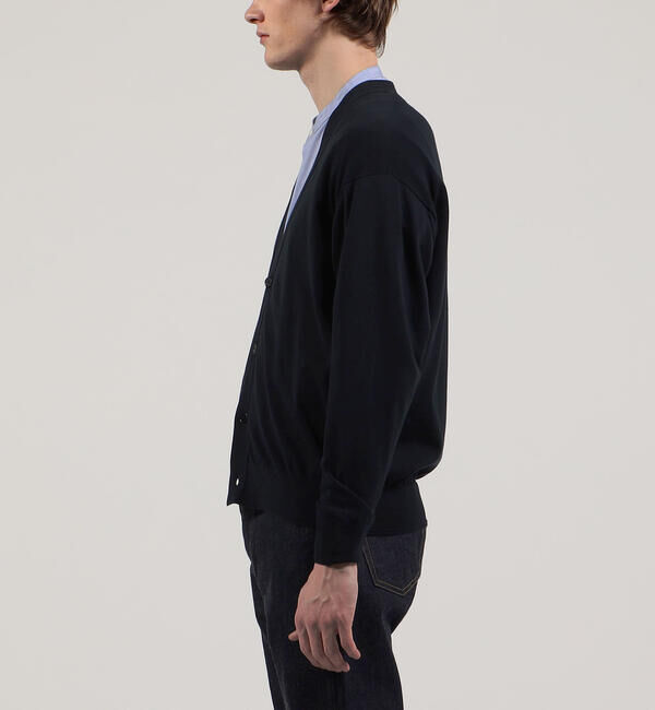 TOMORROWLAND MENS「ギザコットン Vネックカーディガン」|カーディガン|