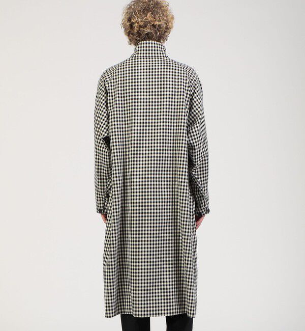 CABaN「CABaN コットン ギンガムチェック スタンドカラーコート」|その他|