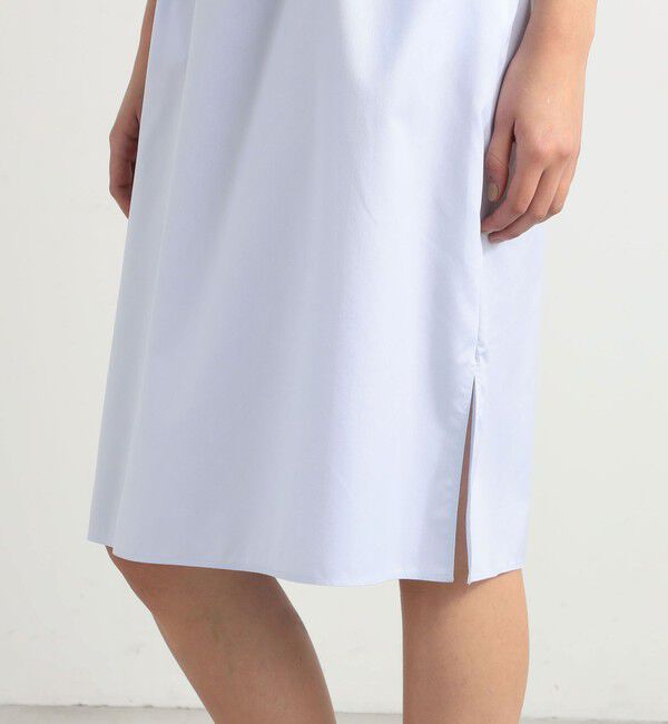 BACCA「コットンツイル ベルテッドシャツワンピース」|ワンピース|