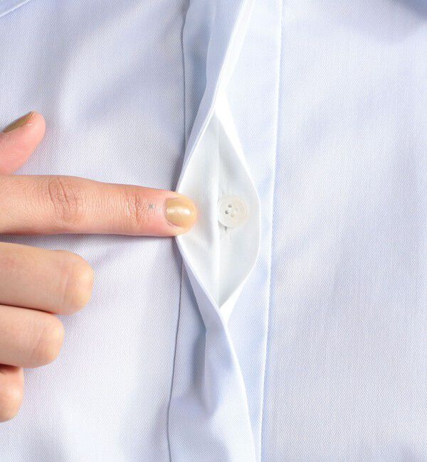 BACCA「コットンツイル ベルテッドシャツワンピース」|ワンピース|