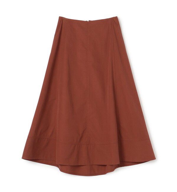 MACPHEE「コットンサージ サーキュラーロングスカート」|フレア|47 ブラウン