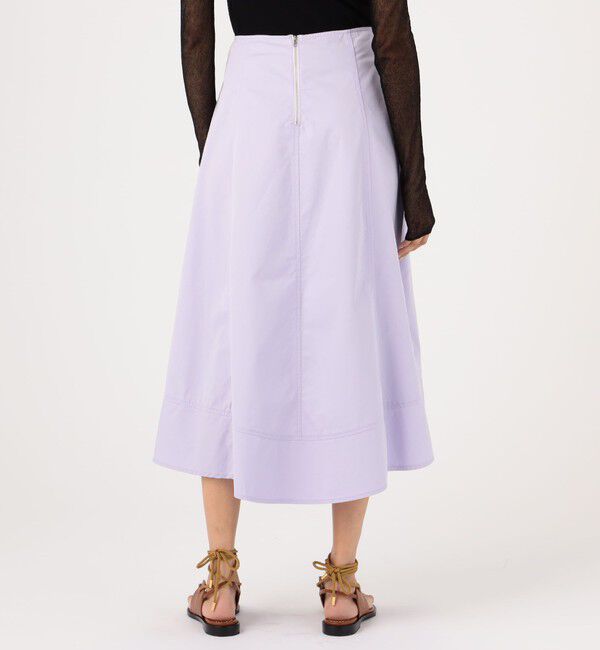 MACPHEE「コットンサージ サーキュラーロングスカート」|フレア|