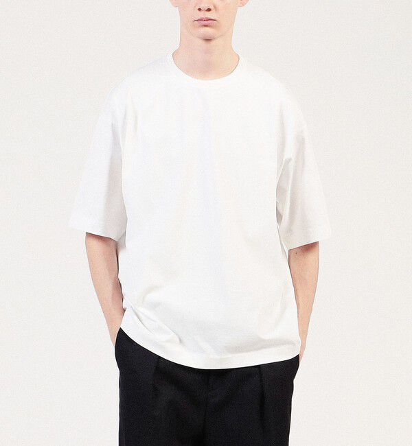 TOMORROWLAND MENS「ヘビーピューリティー ショートスリーブクルーネックプルオーバー」|Tシャツ・カットソー|