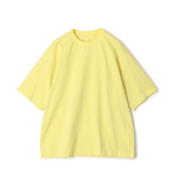 TOMORROWLAND MENS「ヘビーピューリティー ショートスリーブクルーネックプルオーバー」|Tシャツ・カットソー|21 ライトイエロー