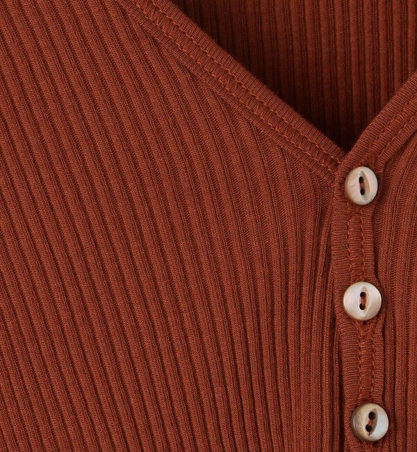 MACPHEE「ニードルプリングコットン ショートカーディガン」|カーディガン|